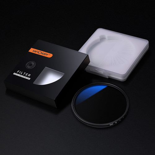 K&F Concept 55mm ND2-ND400 Blue Multi-Coated Variable ND Filter KF01.1400 - 4